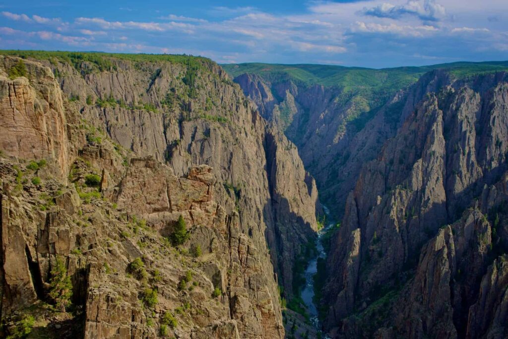 cliffs in Black Canyon of the Gunnison