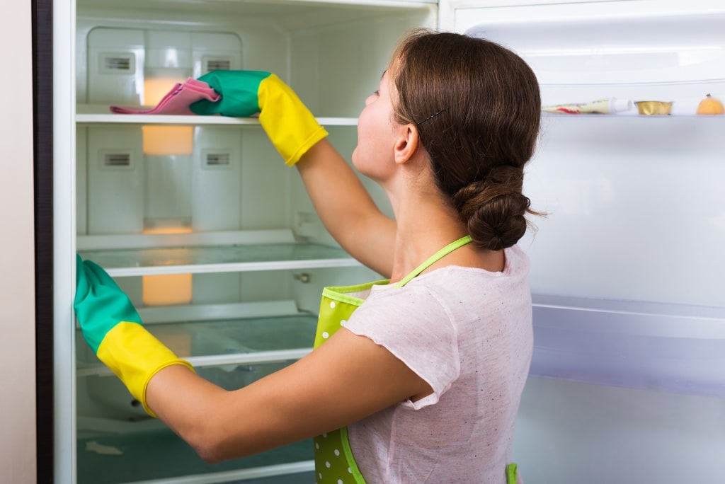 Clean out the refrigerator